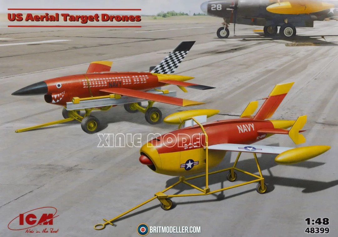 

Набор для сборки пластиковой модели самолета ICM 48399: Американские дроны-истребители 1/48