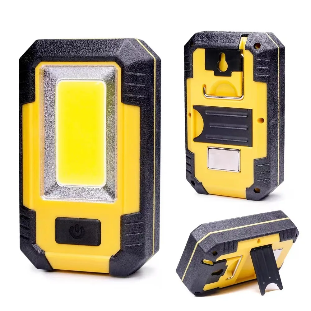 Rechargeable Portable Magnetic COB LED Work Light Super Bright Long Battery Life Waterproof for Car Repair Camping Flashlight