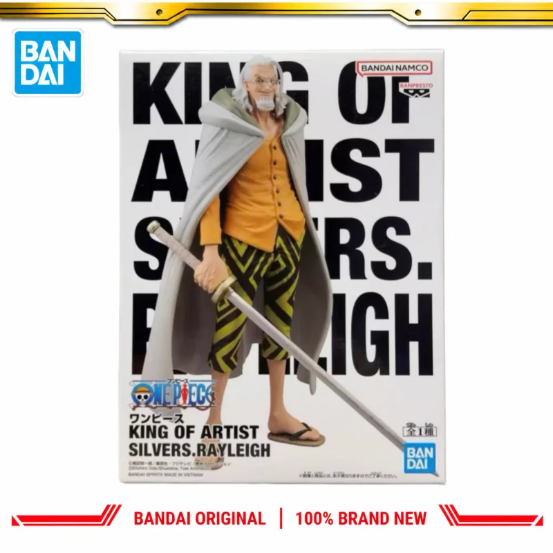 

In Stock Bandai Original Banpresto One Piece Silvers Rayleigh Action Figure Model Doll Brand New Boxed Anime Characters Toys