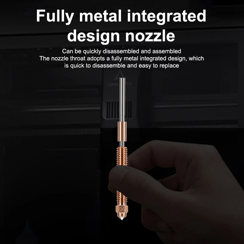 3D Printer Accessories for Creality K2 PLUS Nozzle Lingxi Integrated Quick Release Bimetal Hardened Steel Large Flow