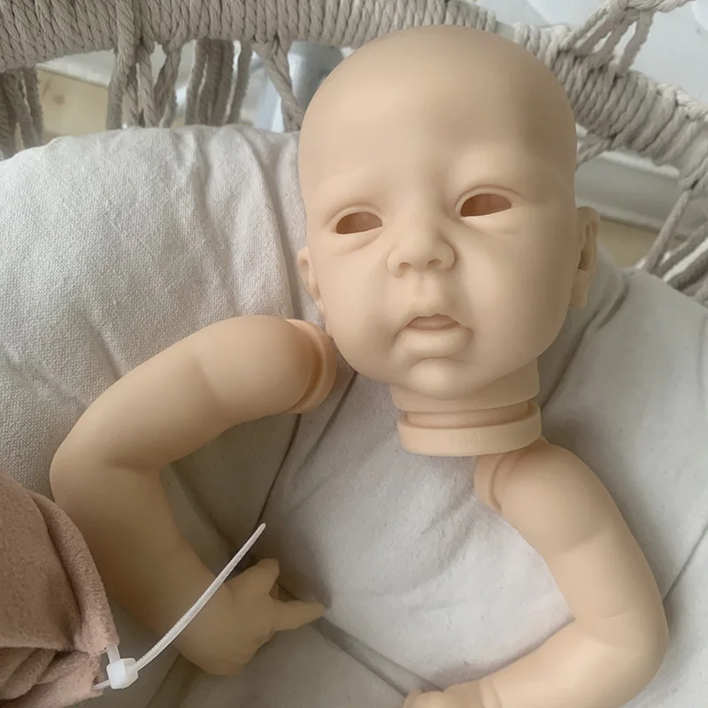 18inches Reborn Doll Set Mindy Sweet Baby DIY Sofa Doll Part Unfinished Doll Full Body Silicone Reborn Doll