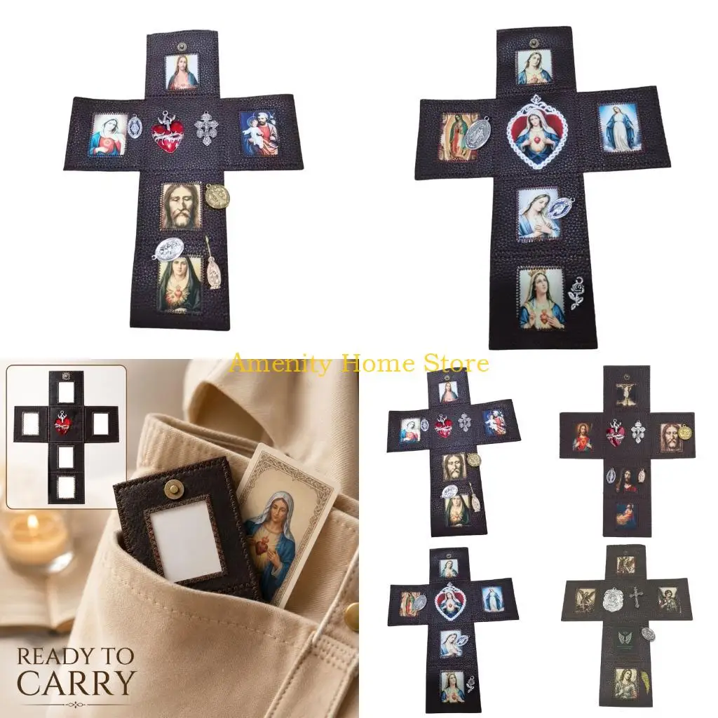 F26C Home Use Prayer Pocket Shrine Case for Quiet Prayer and Carry Daily