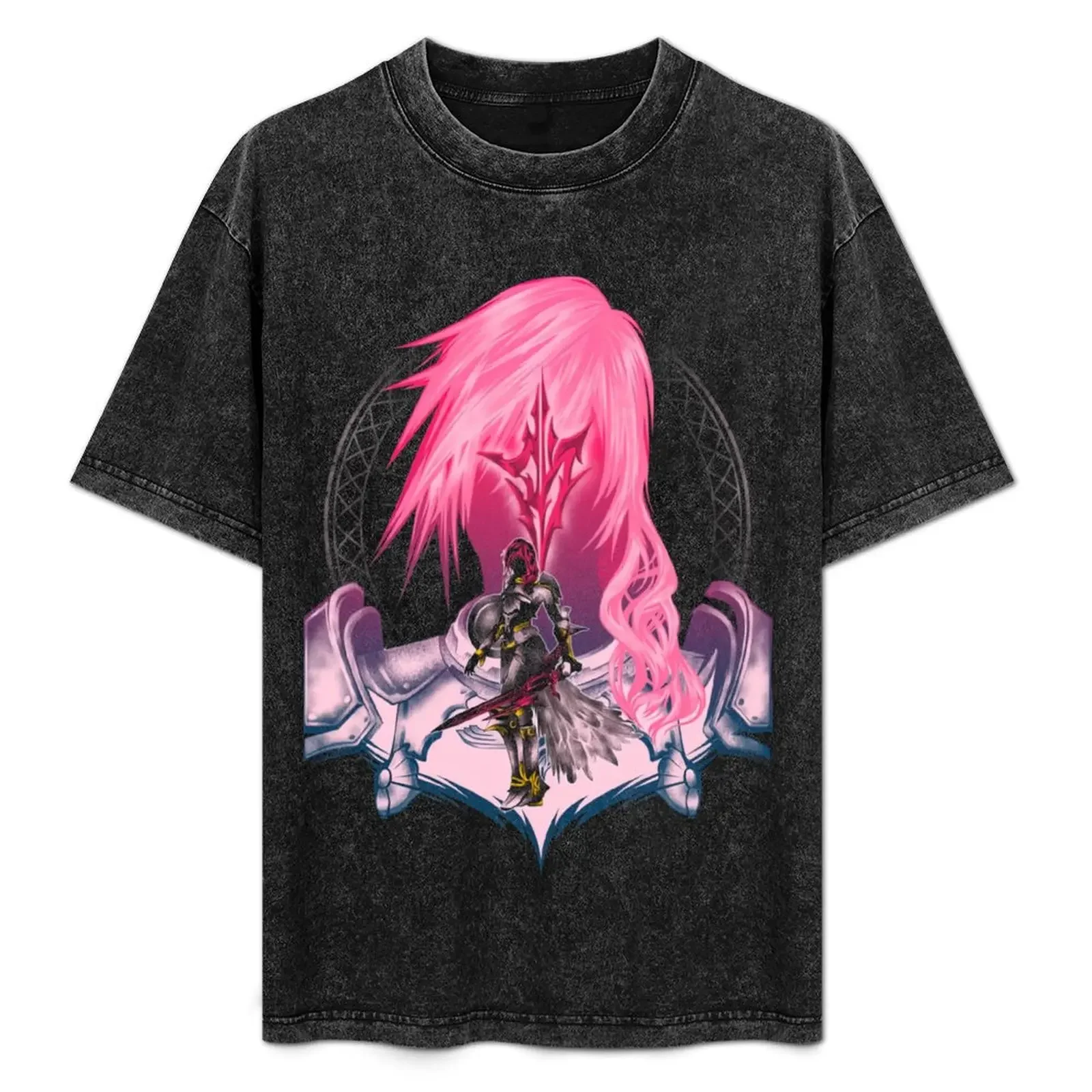 

Lightning of FFXIII T-Shirt luxury designer graphic t shirts T-shirts man oversized graphic tee T-shirt men