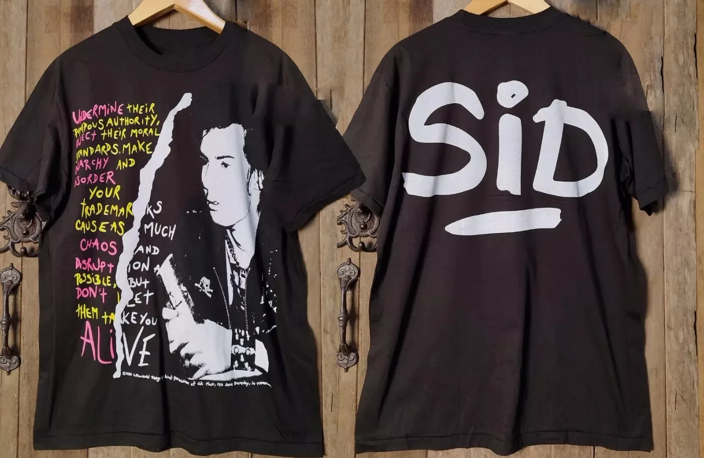 Sid Vicious Sex Pistols - AOP All Over Print New Band T-Shirt For Fans