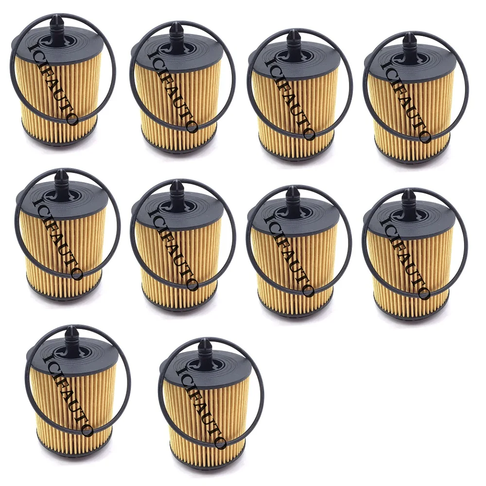 10X Oil Filters For GMC Terrain Buick Verano Regal LaCrosse Chevrolet Impala Equinox Captiva Sport 2.0 2.4L 93171212 12579143