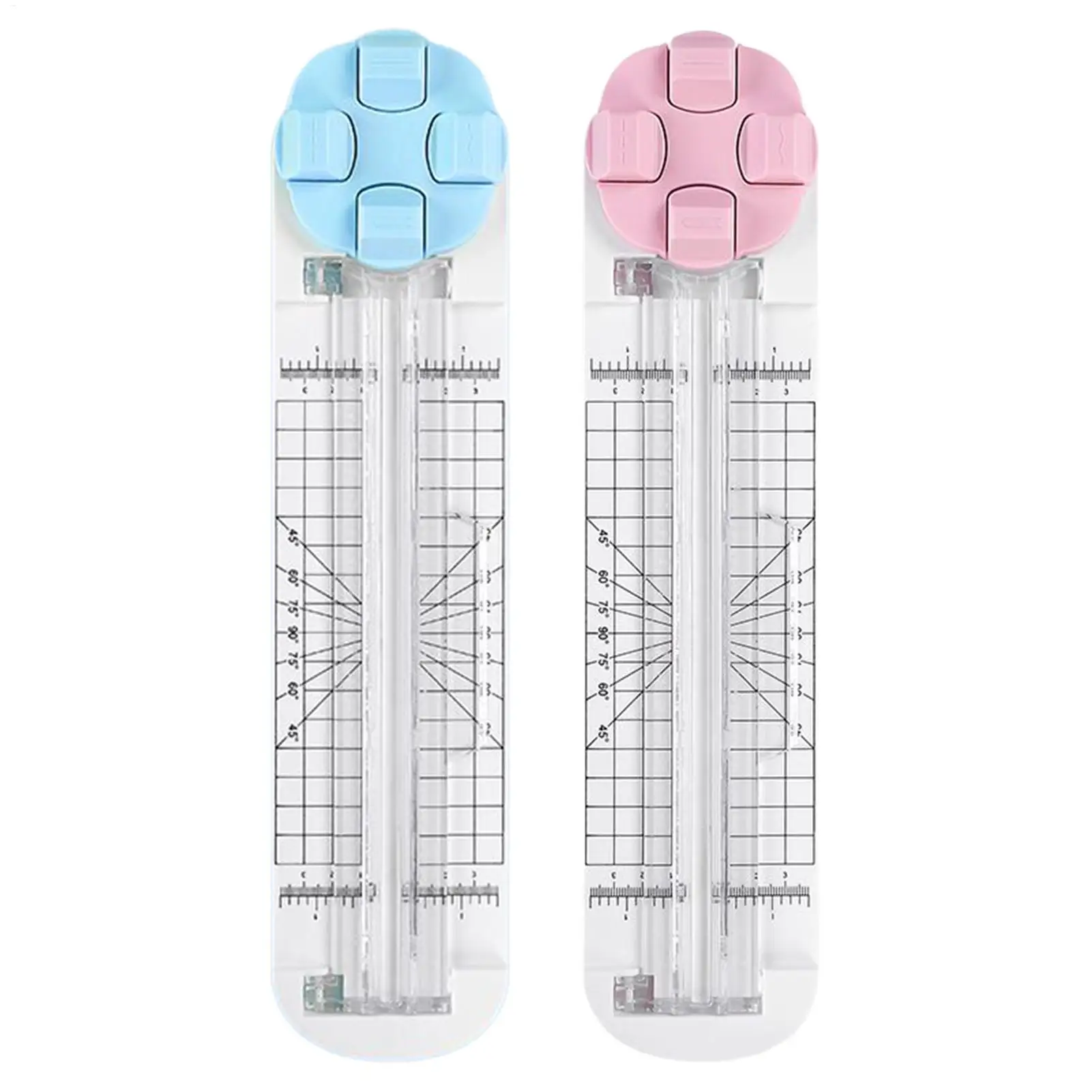 

4-in-1 Portable Scrapbook Paper Cutter Paper Cutter for Classroom Scrapbooking Tool for Cutting Label Cardboard School Offices