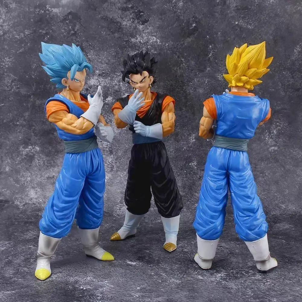 

3Pcs 33cm Dragon Ball Z Figures Vegetto Anime Figure Vegeto Action Figures Pvc Statue Figurine Model Doll Toys For Kids Gifts