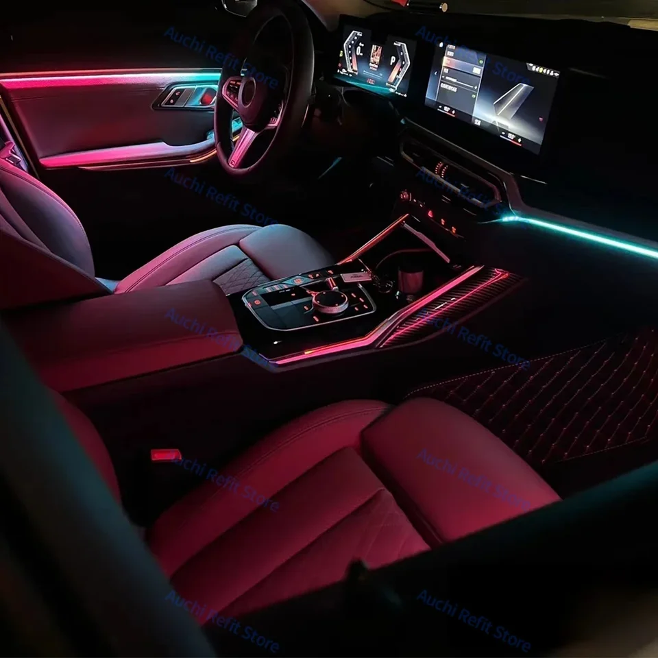 YOUERMUMU Zentralsteuerung Licht passend für BMW G20 2020-202311-color LED trim, Schalthebel Lichtbar, Stimmungslicht, Synchronatmosphäre
