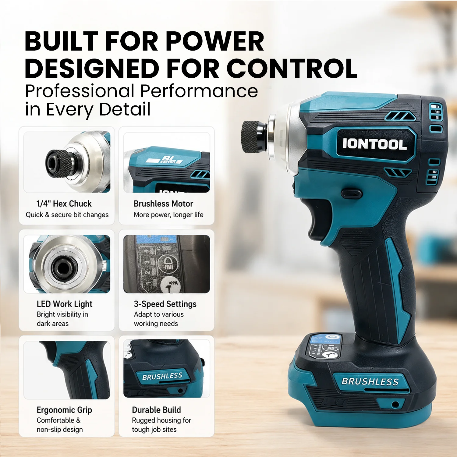 IONTOOL 3600RPM Brushless Cord - Home Improvement Warehouse ulasan dan harga