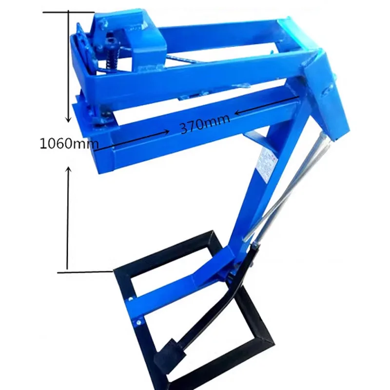 Foot-operated corrugated cardboard nailing function carton strapping and bottom sealing machine