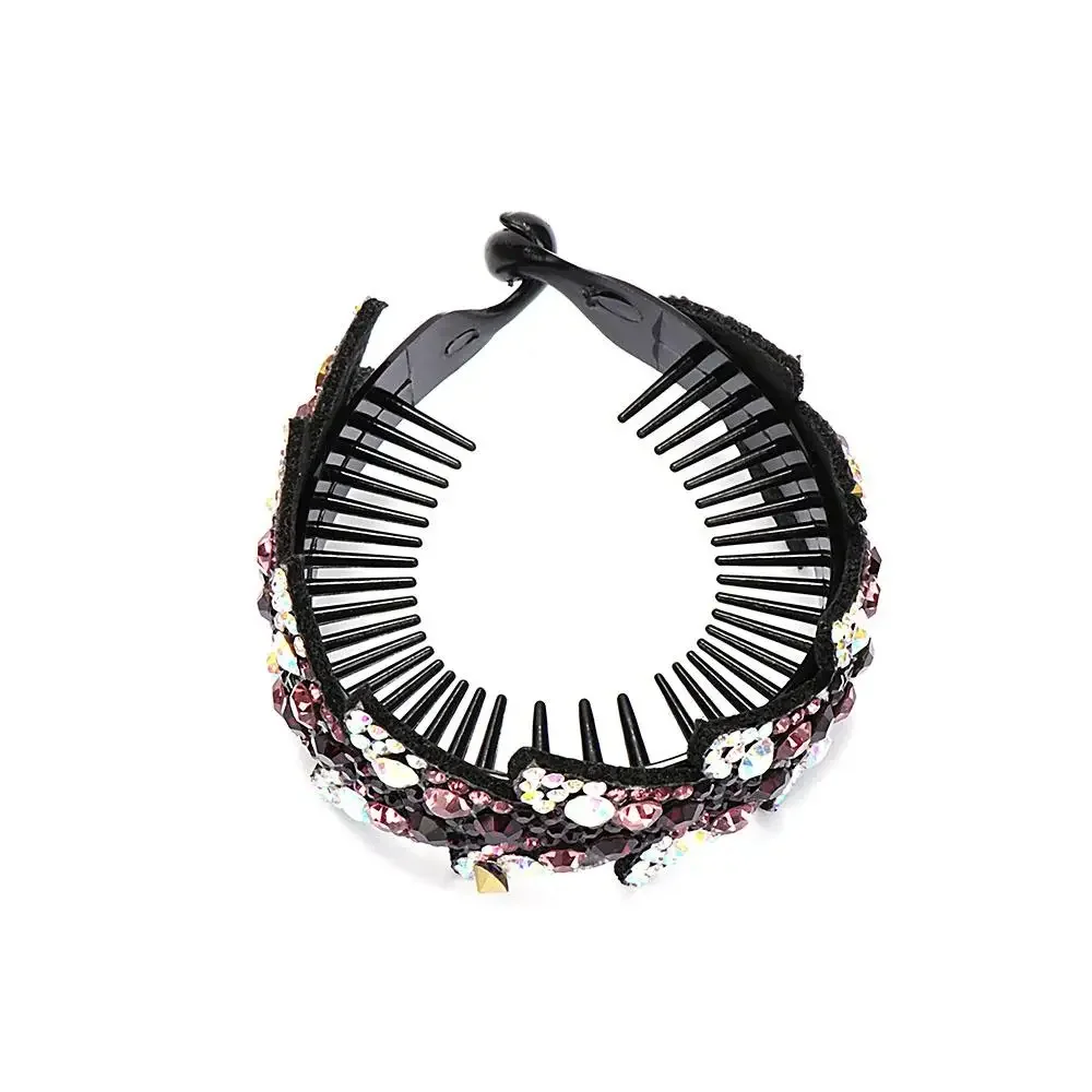 Hairpin Fashion Hair Accessories Ponytails Hair Claw Women Bun Maker Headwear Floral Leaves Hair Claw Bird Nest Twist Clip