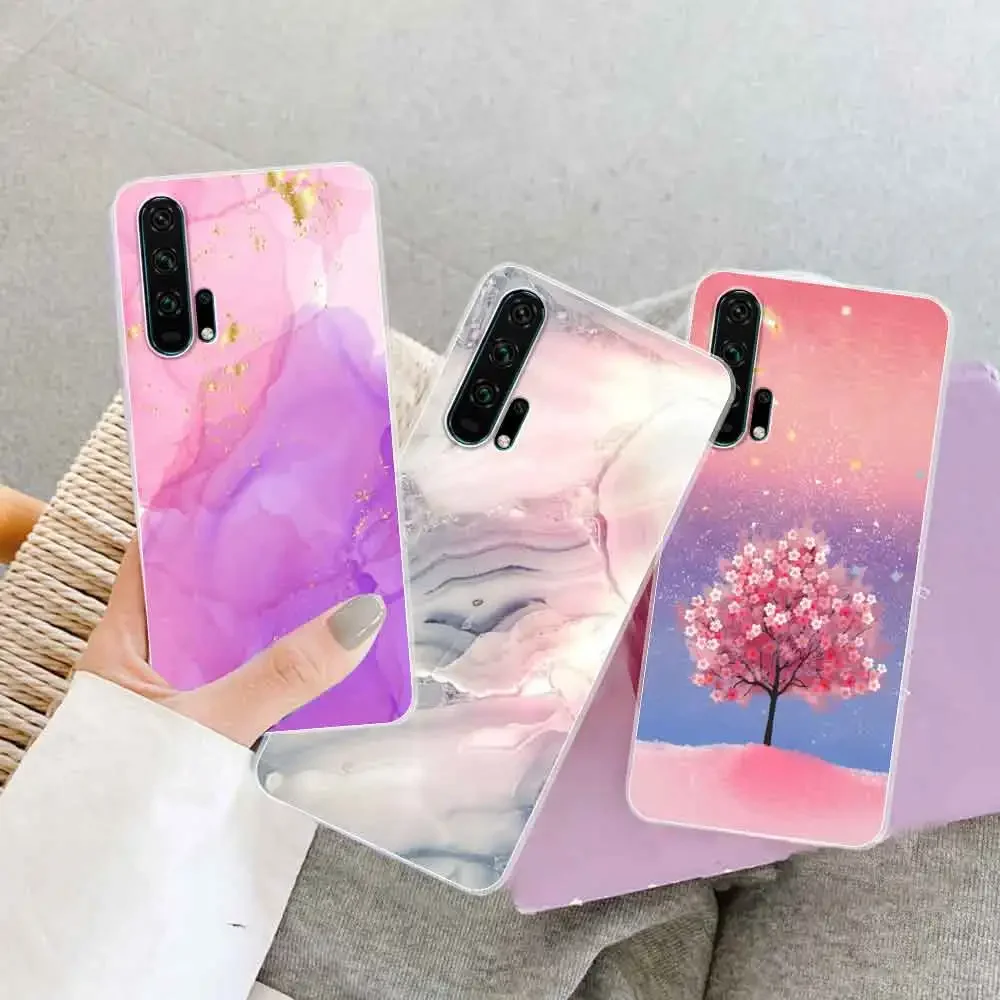 For Honor 20 Pro Case Cover Protect Phone Cases for Honor 20 Lite Clear Soft Silicone Coque For Honor 20 20i Honor20S 20e Funda