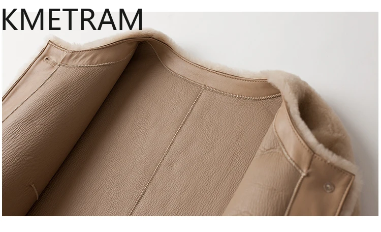 100% Merino ขนสัตว์ Sheepskin Double Faced เสื้อขนสัตว์ผู้หญิงกลางความยาวขนสัตว์จริง 2025 ผู้หญิงฤดูหนาวเสื้อผ้า Furry แจ็คเก็ตба