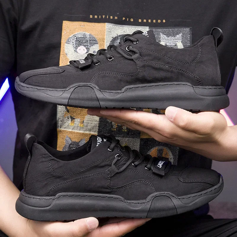 Männer Turnschuhe Leinwand Atmungsaktive Casual Schuhe männer Slip auf Fuß Wohnungen Vulkanisierte Schuhe Mode männer Schuhe Arbeits Zapato de