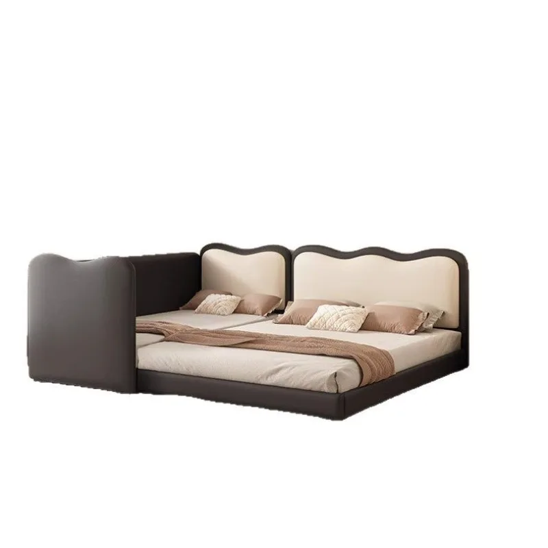 Double bed Master bedroom Queen bed Parent-child  Tatami  Splicing