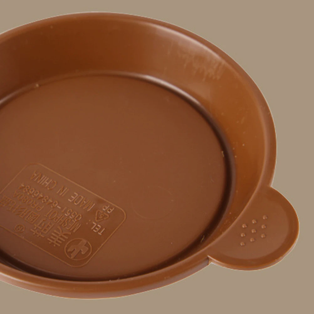 

10pcs Plant Tray Succulent Saucer Self Watering Planter Rectangle Sturdy Plastic Small Plant Pots Sauser Flower Pot Drainer