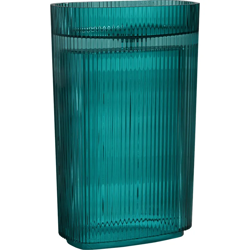 Transparent resin column basin floor-to-ceiling color household vertical stripes B & B