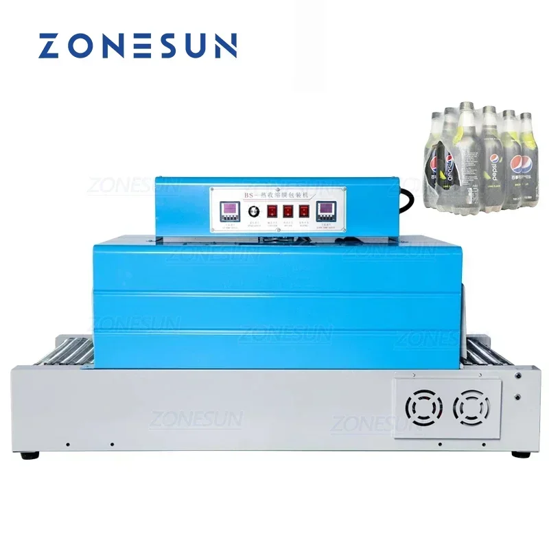 

ZONESUN ZS-BS400 Automatic Heat Shrink Wrapping Machine for Cosmetics Earphone Boxes Books Food Shoes