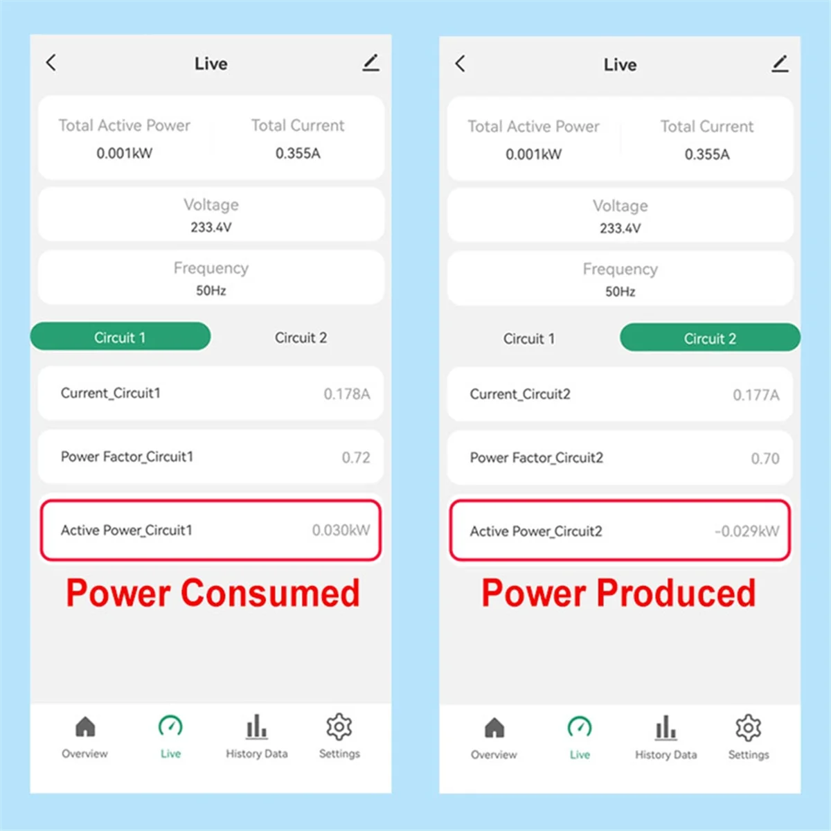 

Tuya Smart Life WiFi Energy Meter Bidirectional 2 Channel Din Rail with 120A CT App Monitor Export and Import PowerJKL