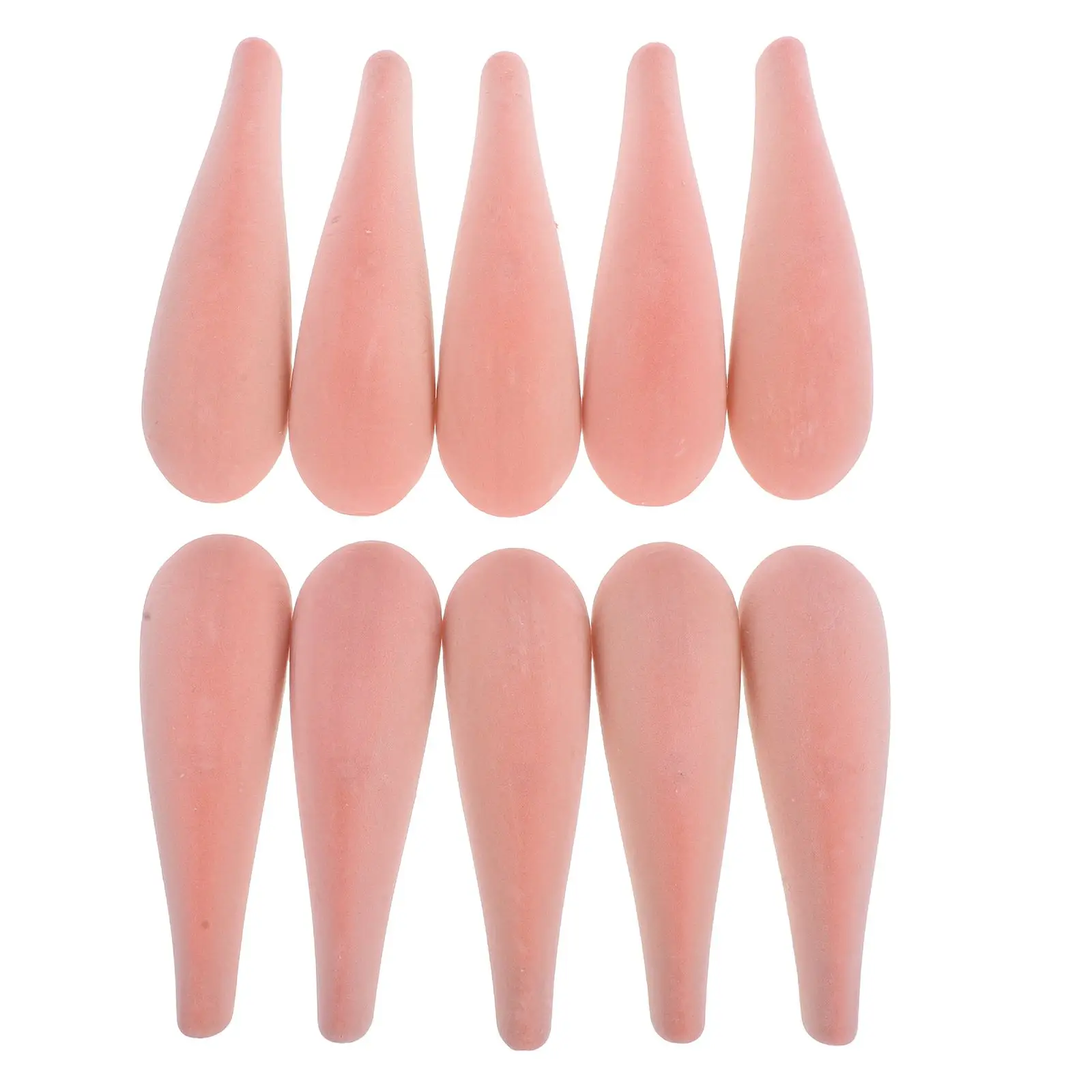 

10 Pcs Hanger Shoulder Rest Anti Slip Pad Sweater Protectors Pink Flocking Shaper Guard Thickened Design