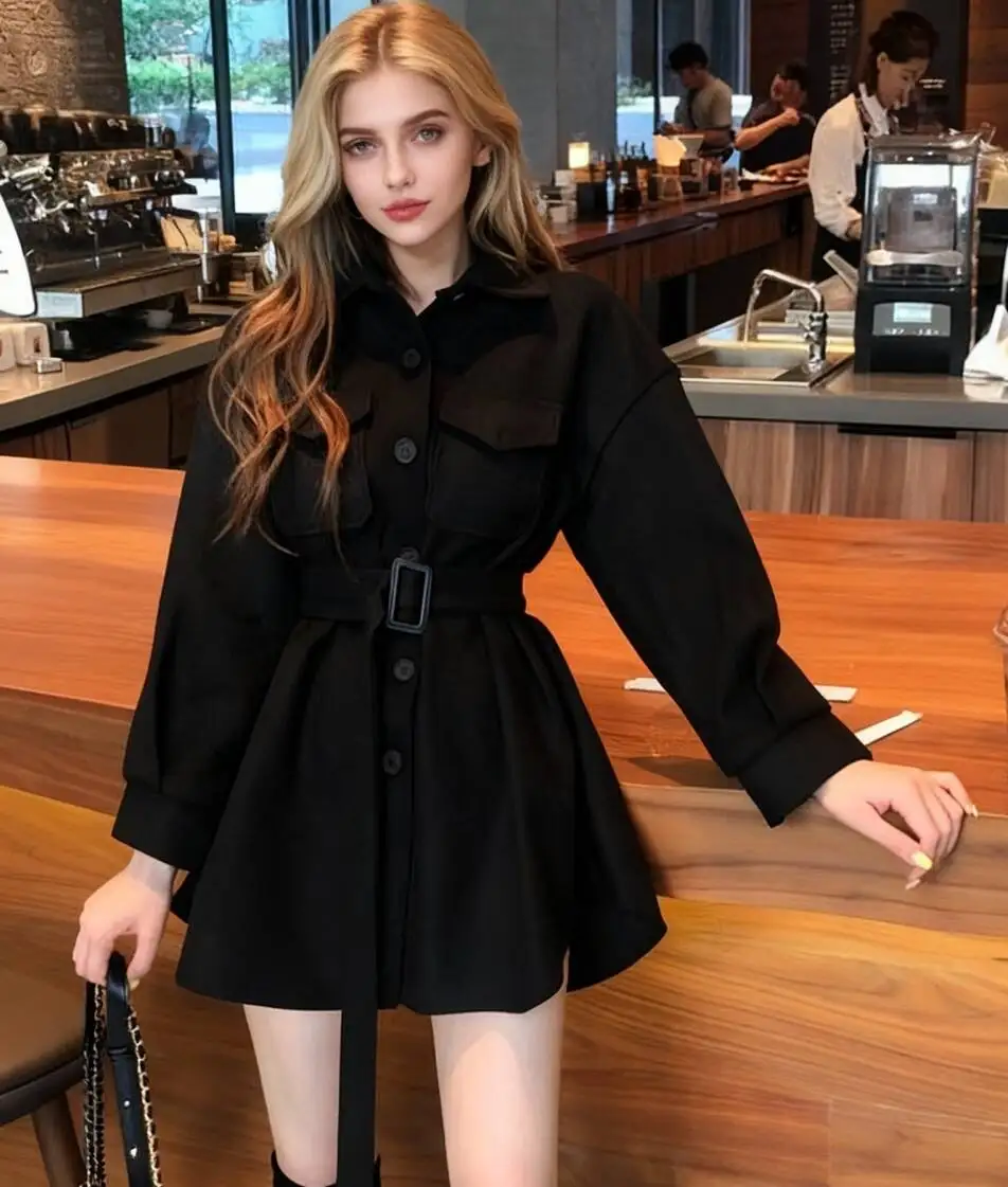 

Шерстяные пальто Женское шерстяное пальто Элегантное женское осеннее парчовое клетчатое пальто на пуговицах с воздушным шаром Плиссированное укороченное ребристое пальто-стойка