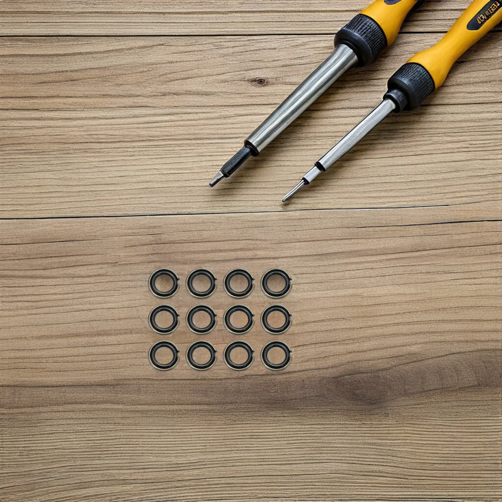 

12Sets Wrench Retaining Ring Set Rubber O-Rings Impact Friction Ring Drive Socket Retainer for Electric Air Impact Wrenches