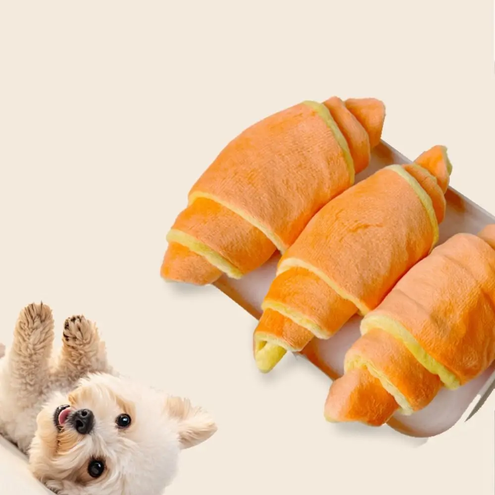 

Wear-resistant Cute Dog Plush Toy Funny Creative Pet Sound Making Toy Resist Scratching Durable Pet Chew Toy Cat