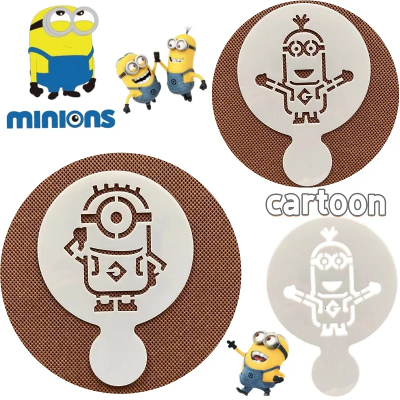 

New Creative Minions Hollow Painting Template Cartoon and Cute ，High-Value Fashion Student Hand-Drawn Graffiti Auxiliary Tool