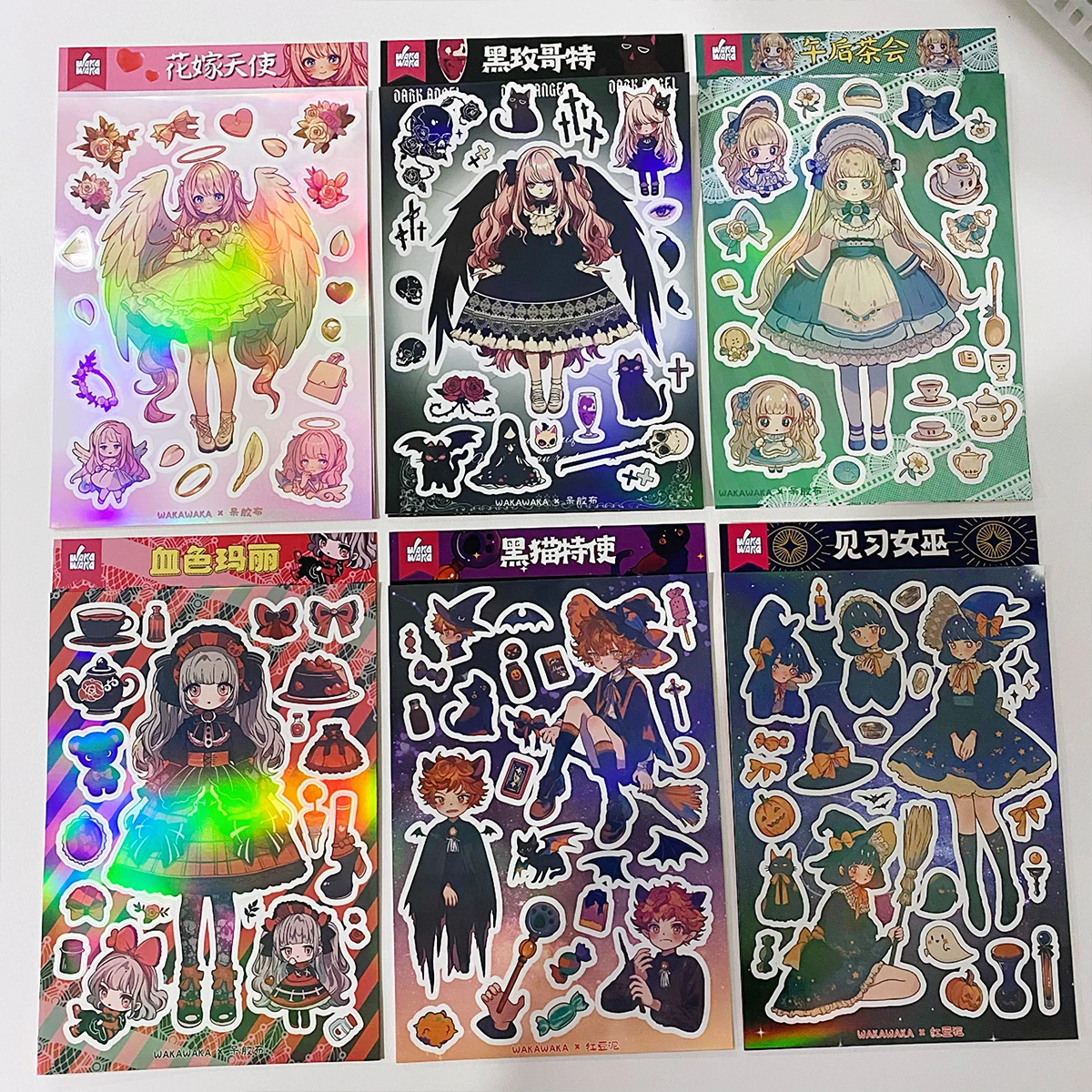 Stiker dekorasi karakter Korea, 1 buah stiker Decal Laptop ponsel Album kerajinan seni Diy bahan buku tempel