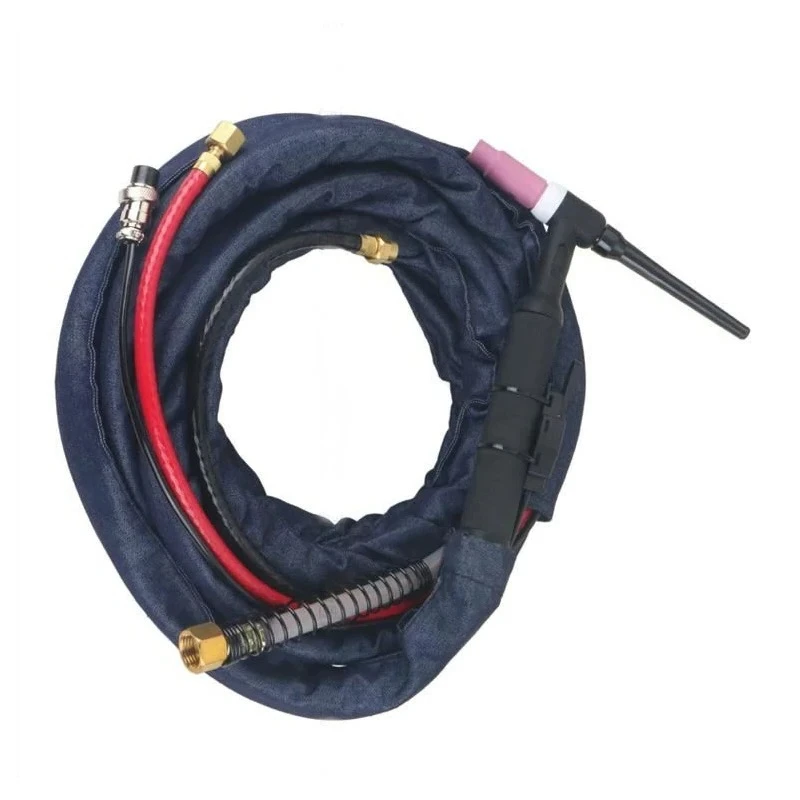 WP-18 Water cooled TIG Argon Arc Welding Torch M16 Nut Stainless Steel Circulating Water Arc Welding Bold Copper Cable 4METER
