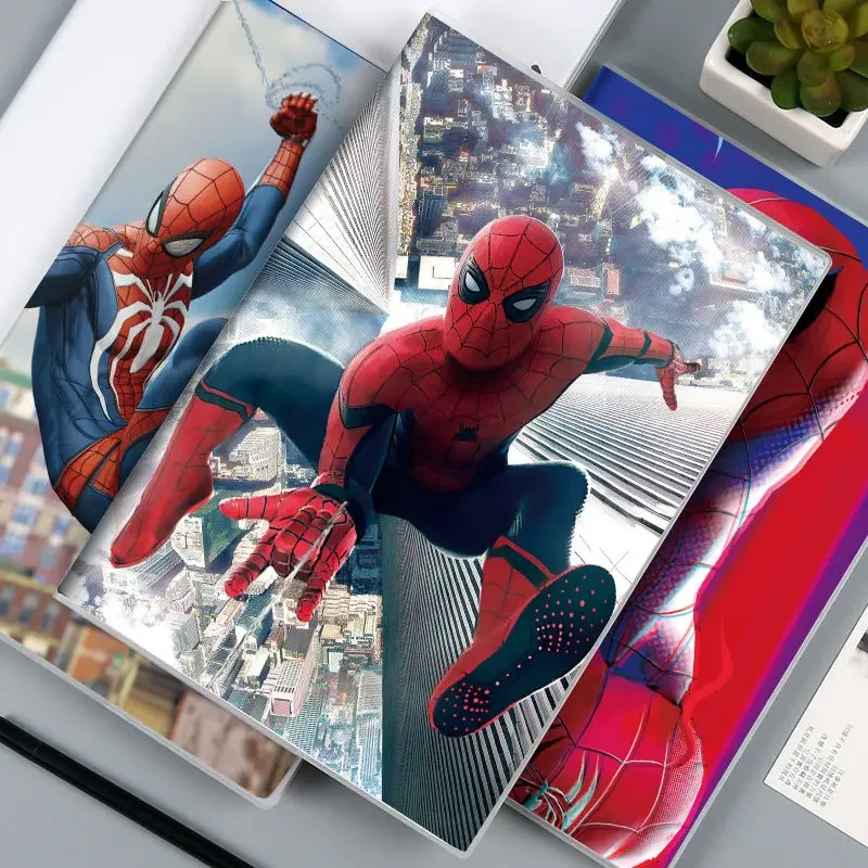 Spider-Man Iron Man anime peripheral notebook notepad boys cool and domineering A5 diary school supplies birthday gift wholesale