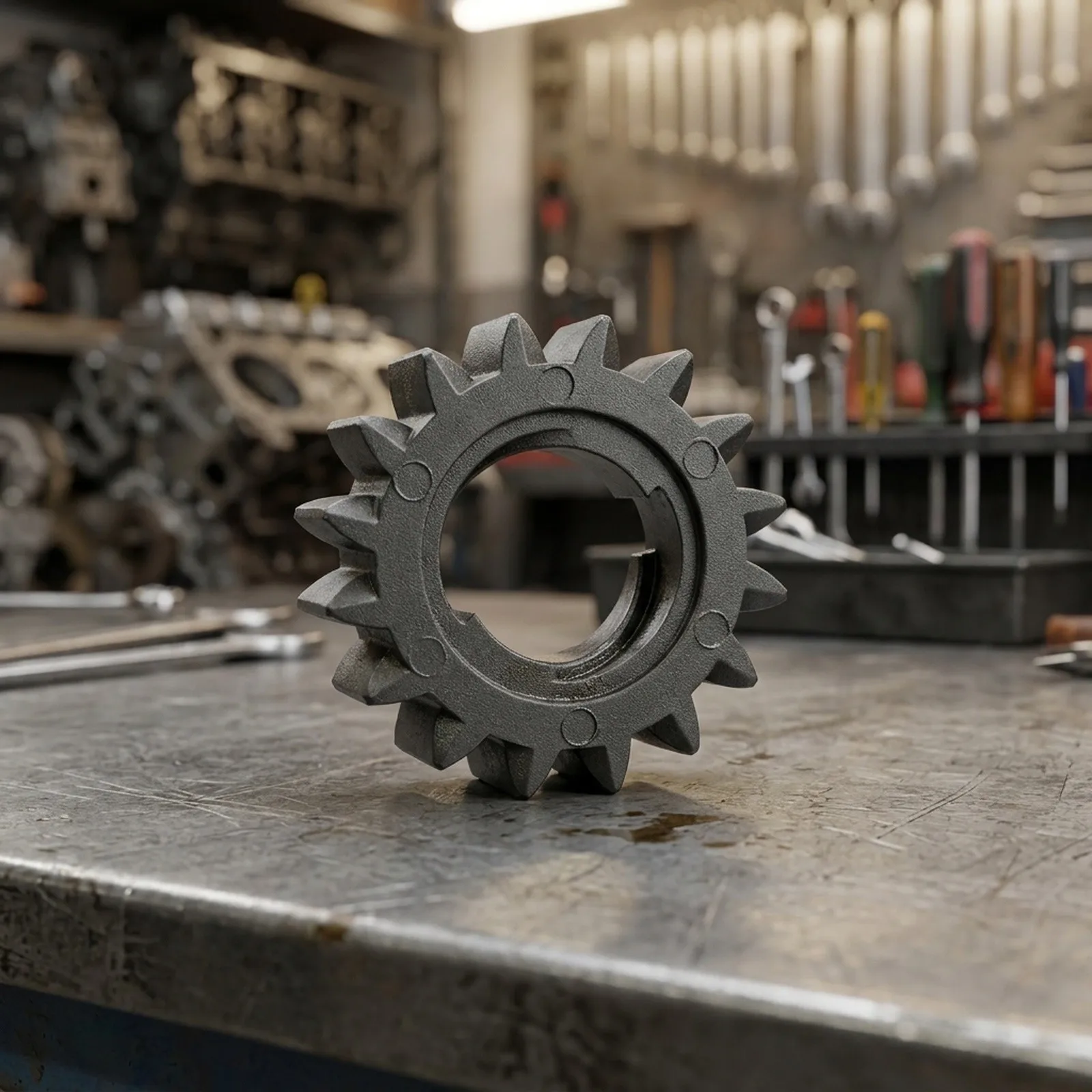 Replacement Starter Gear 14 Tooth Starter Gear For Engine Repair Robust Metal Construction Precision Engineered As Picture