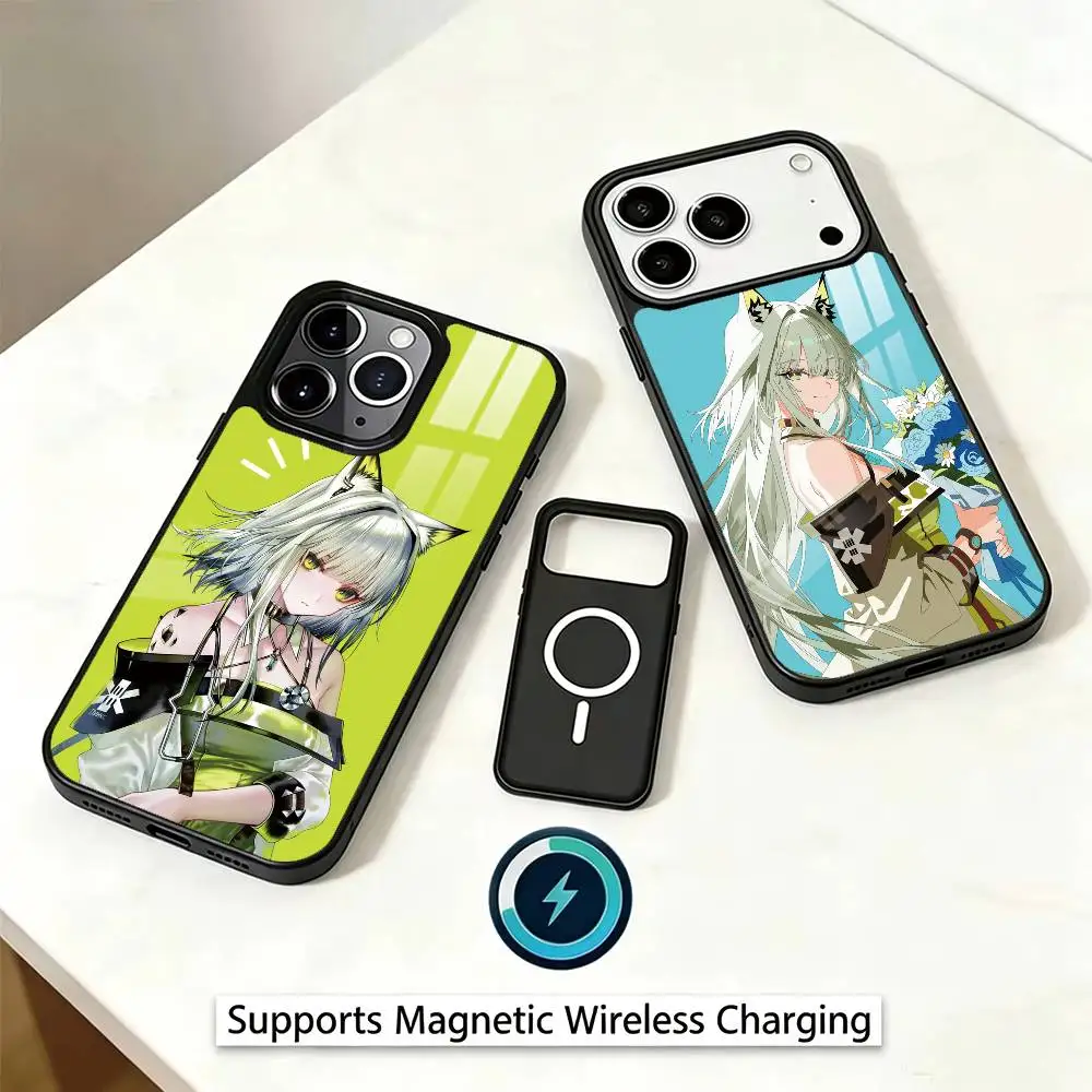 K-Kal'tsit A-Arknights GIFT Phone Case For iPhone17,16,15,14,13,Plus,Pro Magnetic Supports Magnetic Wireless Charging