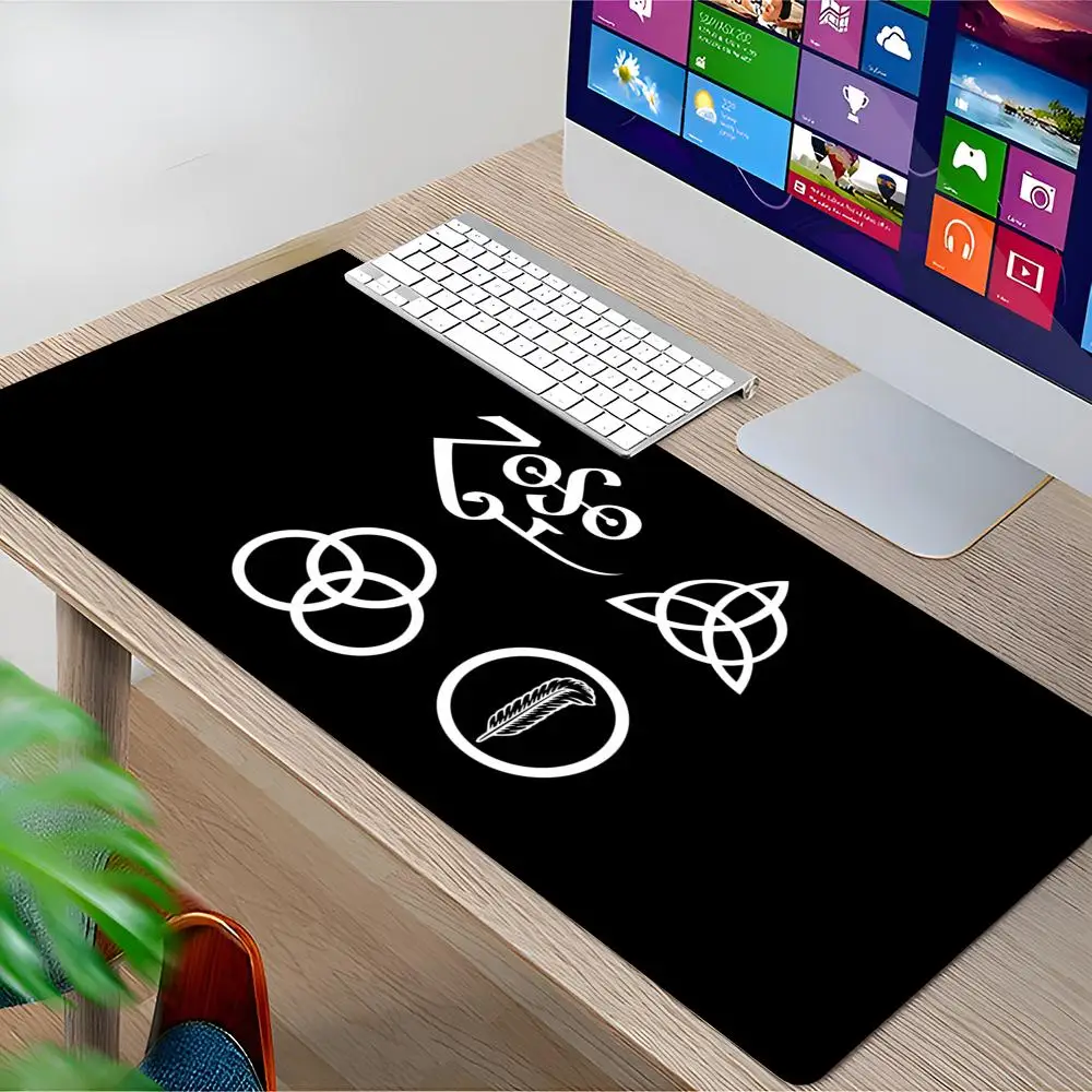 Banda l-led z-zeppelin mouse pad gamer teclado mouse tapete de borracha dos desenhos animados grande motbook computador pc mousepad