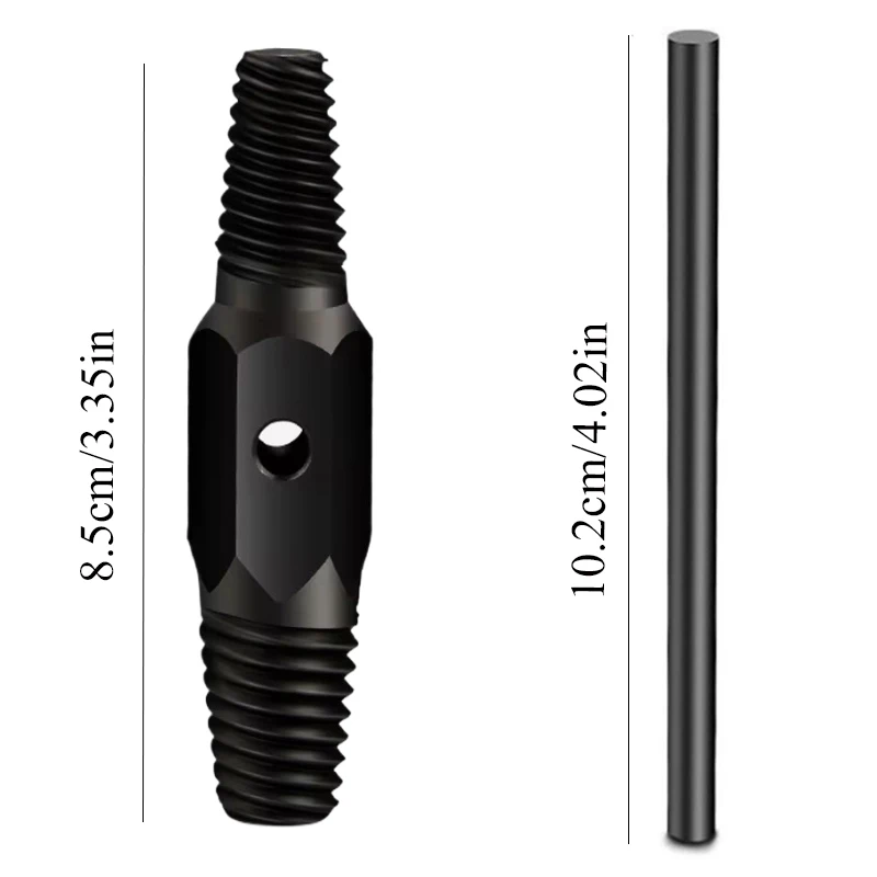 Damaged Screw Extractor Double-headed Screw Extractor Drill Bit Set Water Pipe Bolt Screw Valve Thread Repair Remover Tool
