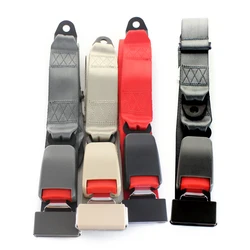 1 Piece Universal 2 Point Car Seat Belts Safety Blue Gray Black Beige Red Safety Belt Long 110cm Seat Belt Fits Most Car Bus