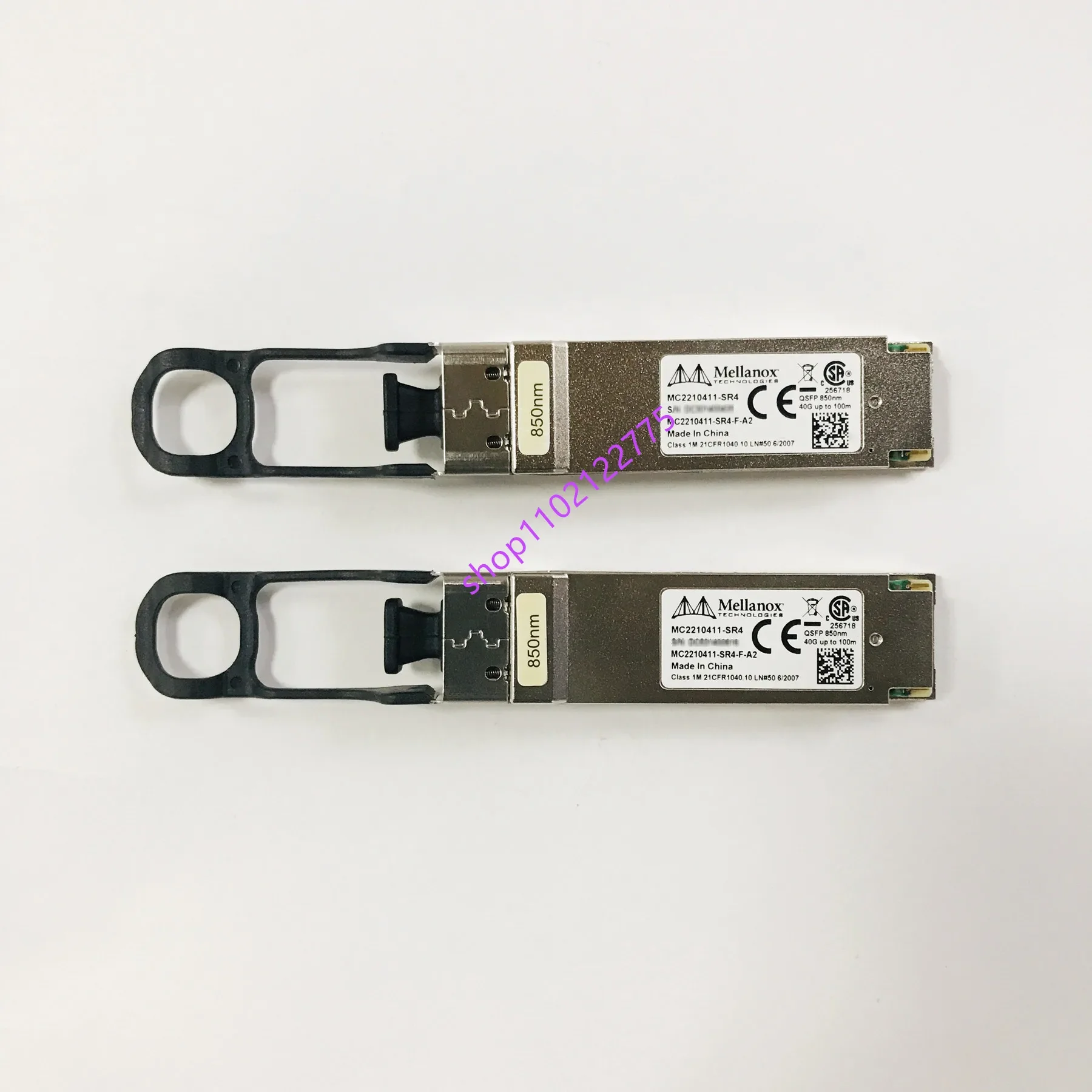 Волоконный приемопередатчик Mellanox 40gb Qsfp/MC2210411-SR4L/40gbase/QSFP 850nm 30M/100M/DOM MTP/MPO MMF Mellanox 40g Qsfp приемопередатчик