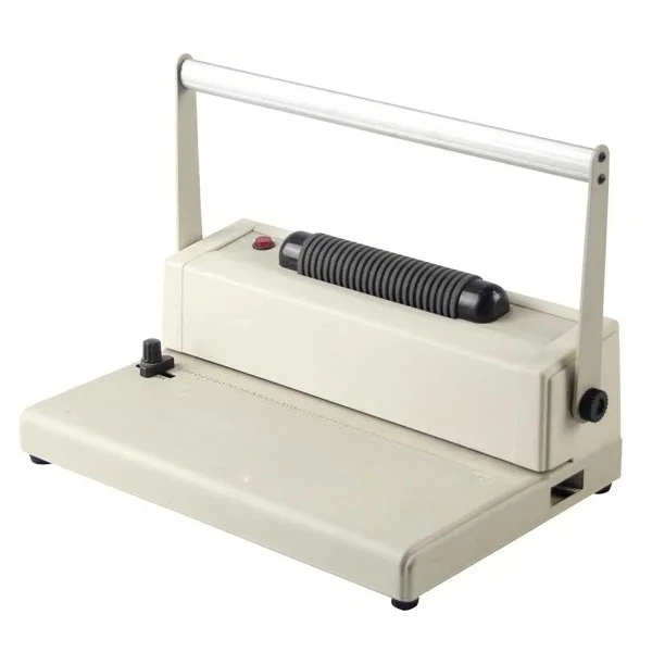 S15 electric single coil binding machine spiral punching machine financial bid binding 4:1 hole spacing 46 holes