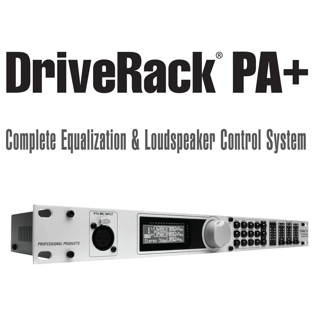 Procesador de audio digital profesional PA+ de alta calidad para sistema de equipo de sonido de escenario profesional