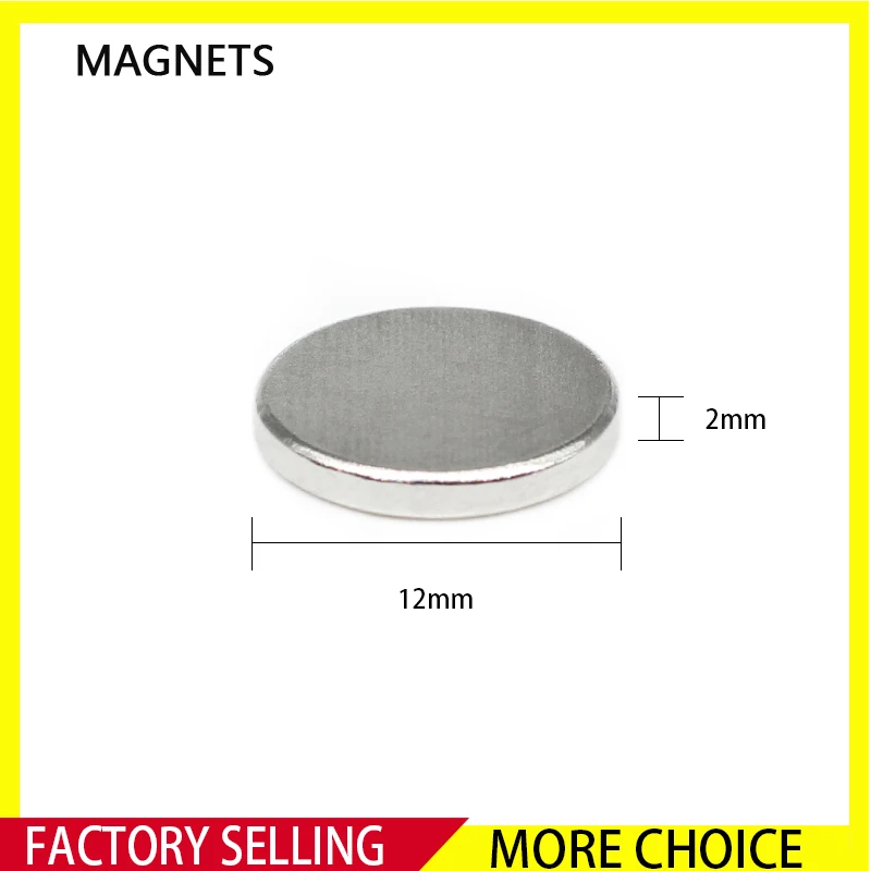 10/20/50/100/150/200PCS 12x2mm N35 Disc Rare Earth Neodymium Magnet 12*2 mm Round Permanent Magnet 12x2 Strong Powerful Magnets