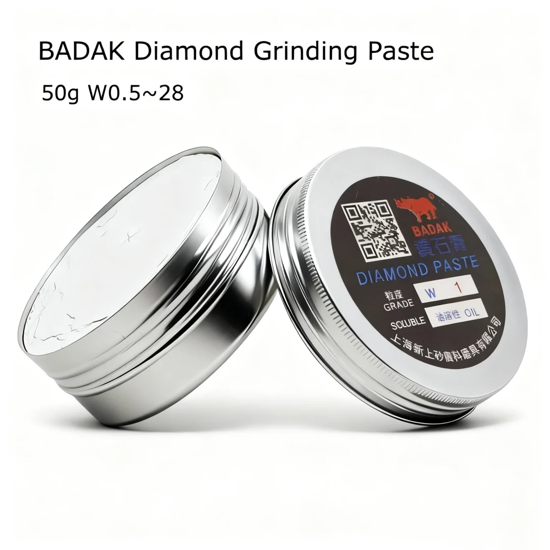 50g Badak W0.5~40 Grinding Paste Sand Polishing Compound For Jewelry Jade Metal Mould Mirror Surface Polishing