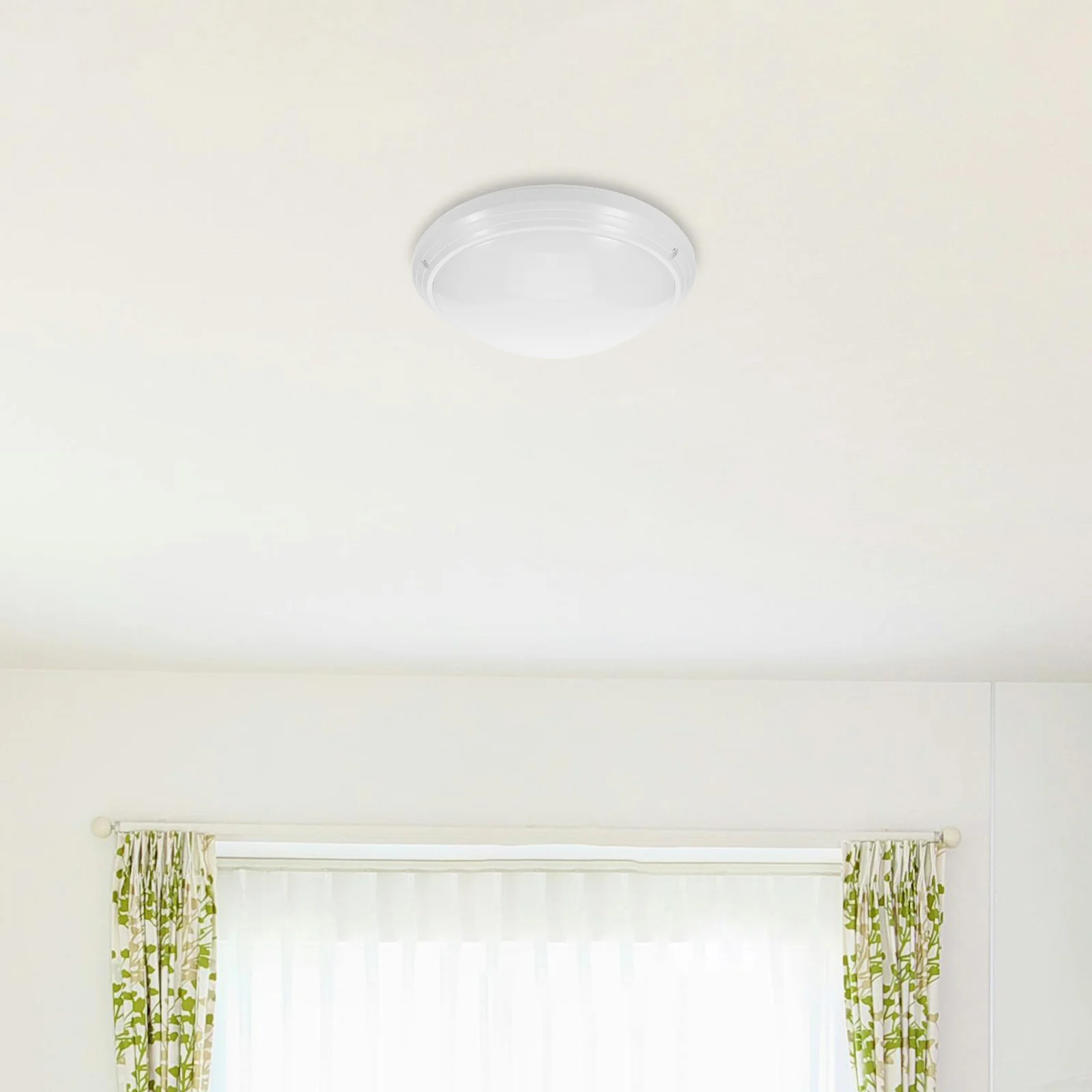 

10.61 Inch Round Plastic Ceiling Light Shade Cover Waterproof Twist Lock Diffuser Panel Replacement for Kitchen Bathroom Living