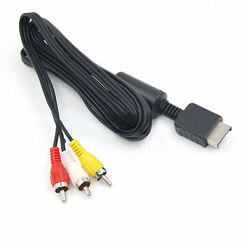 كابل صوت فيديو AV لأجهزة PS2 ، وحدة تحكم ألعاب PS3 ، كابل RCA إلى HDTV ، مشغلات دي في دي سلك AV لملحقات سوني بلاي ستيشن ، m