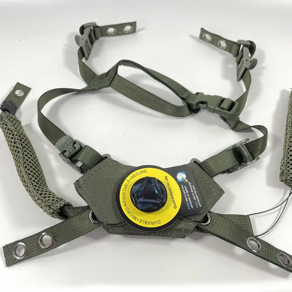 Wendy Helmophangsysteem Helmkoord FAST MICH Outdoor Jacht BK/DE/RG Helmaccessoires
