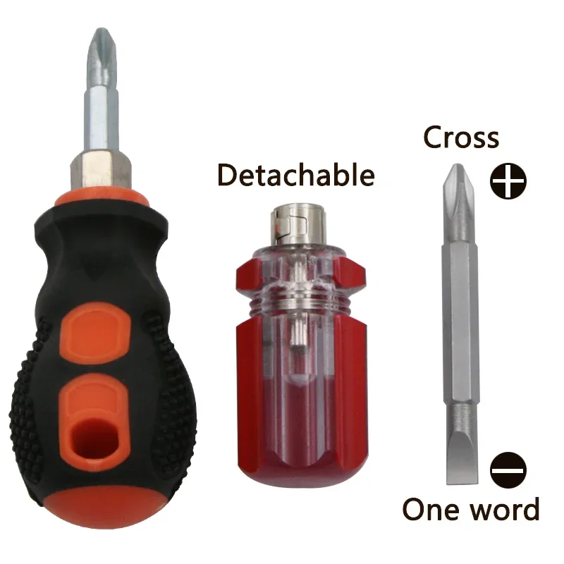 Mini Portable Small Carrot Screwdriver Transparent Head Screwdriver Handle Repair Manual Precision Car Repair Tool