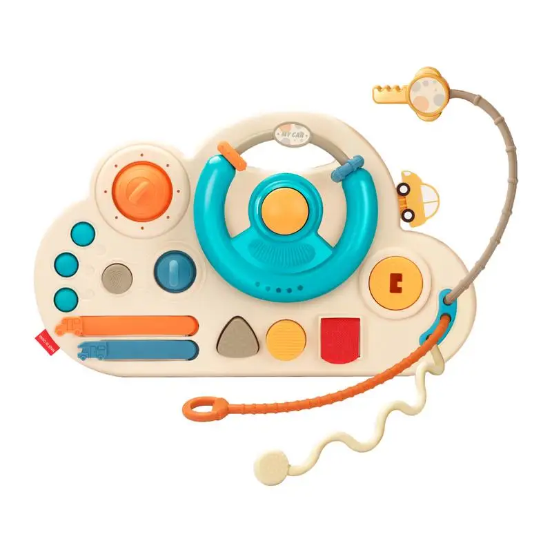 

Busy Steering Wheel Montessori Toys For Children Simulation Driving Toys Educational Toy Convenient Installation Interactive toy