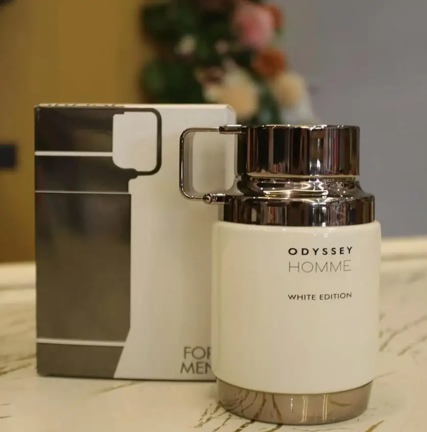 Odyssey Homme White Edition Eau De Parfum Spray للرجال 3.4 أونصة عطر الحمضيات والفانيليا عطر كولونيا