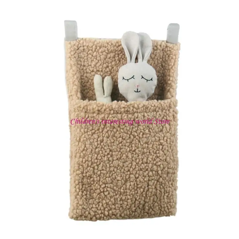 

Secure Storage Bag Versatile Storage Diapers Wipes Holder for Baby Bedside 425F