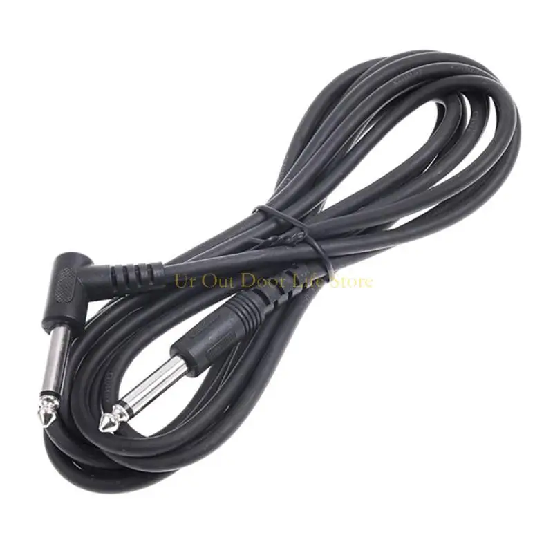 77uf 1/4 pulgada TRS TRS TRS AMP cable para guitarra, bajo, amplificador, teclado