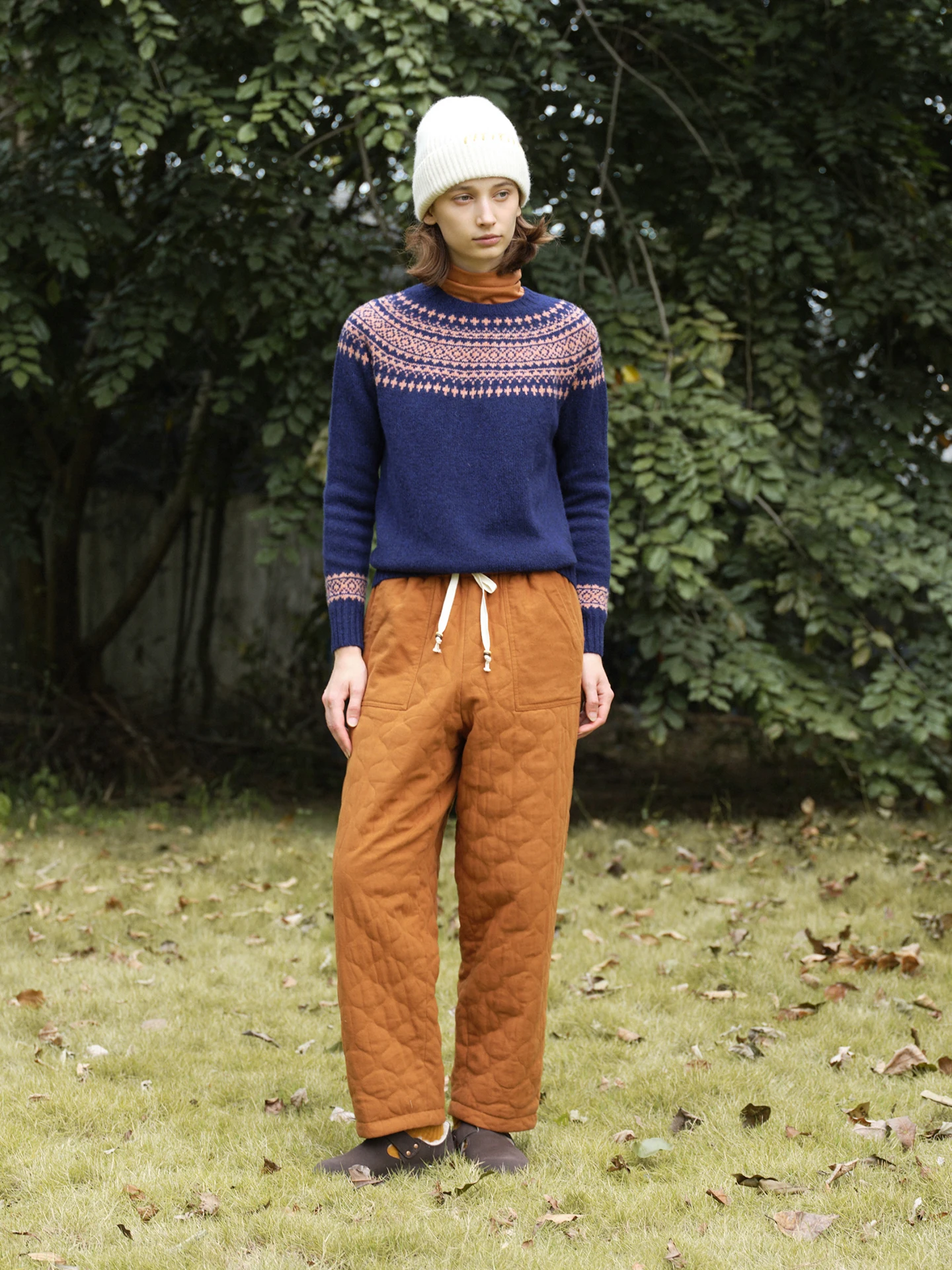 

Новые зимние длинные брюки ZBWY из хлопка с вышивкой в виде тыквы, теплые, быстросохнущие, оранжево-медовые, легкие, прямые, с высокой талией